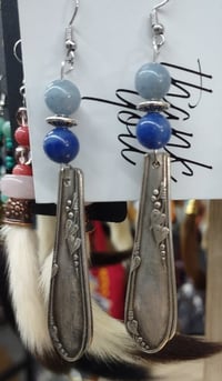 Image 1 of Handcrafted Spoon Handle Earrings