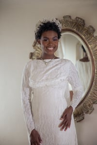 Image 3 of 1960s Dramatic Lace Cape