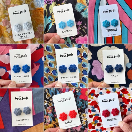 Image of Mary-Flower Studs