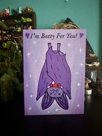Image 2 of Batty For You! Greeting Card