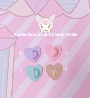 Image of Kawaii Heart Phone Charm Attachment (UPGRADE) 
