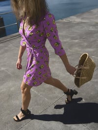 Image 2 of VESTIDO FLOR SALVAJE MORADO 