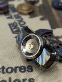 Image 3 of Pre-order Custom Tungsten Button 3SD w/ Mosaic Pin Inlaid