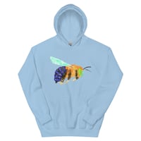 Image 11 of Unisex Hoodie “Blue Banded Bee”