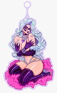 Image of Black Cat Keychain PRE-ORDER