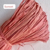 Image 15 of Raffia Peace Sign 30cm ( use drop down menu for colour selection)