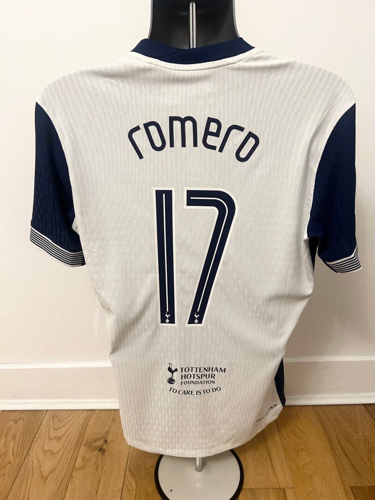 Image of PRE ORDER: Tottenham Hotspur “ROMERO 17” Vaporknit 2024/25 Home Europa Final Shirt  (L)