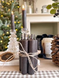 Image 1 of Midnight Short Dinner Candles ( Set of 7 )