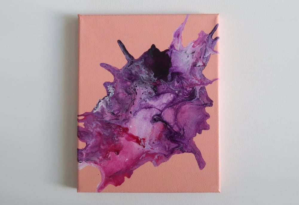 Image of Nebula 2.0 Acrylic Pour on Canvas