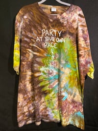 Image 1 of 3XL Party At Your Own Pace Tie Dye Shirt