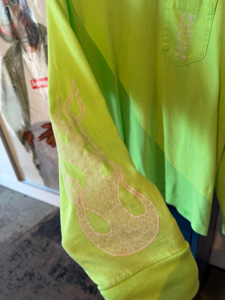Image of Chrome Hearts Neon Flame Longsleeve