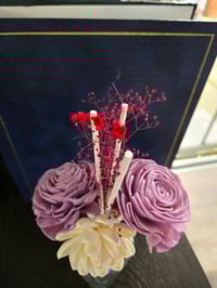 Image 2 of Roped Crown Jewel and Purple Roses