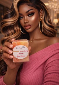 Image 3 of FBF Banana Strawberry Cream Yoni Soap