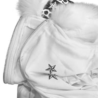 Image 4 of white starkissed hoodie *black*