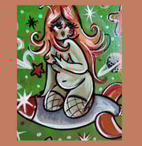 Image 2 of Alien on a rocket  (original)