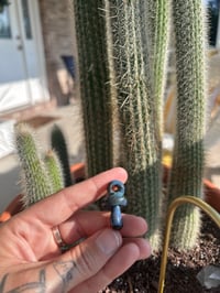 Image 2 of “blue lot toe jam” mushroom pendant