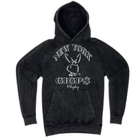 Image 5 of NYC PLAY BOY HOODIE (STONE GREY)