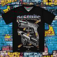 Image 1 of Recycled unisex sports jersey - Locally Hated Merch - Assaults