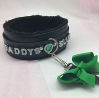 Black / Green Customize Collar