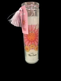 The sun tarot tube candle 
