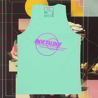 Image 2 of Men’s premium tank top Mortal Boy Official Logo (Front Only) Design