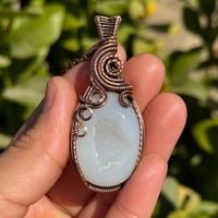 Image 1 of White Druzy Agate 🤍✨