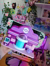 Image 1 of Soporte Nintendo Switch Pokopia Rosa