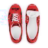Image 5 of Women’s red lace-up canvas shoes