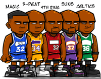 Image 2 of Shaqs Career Print