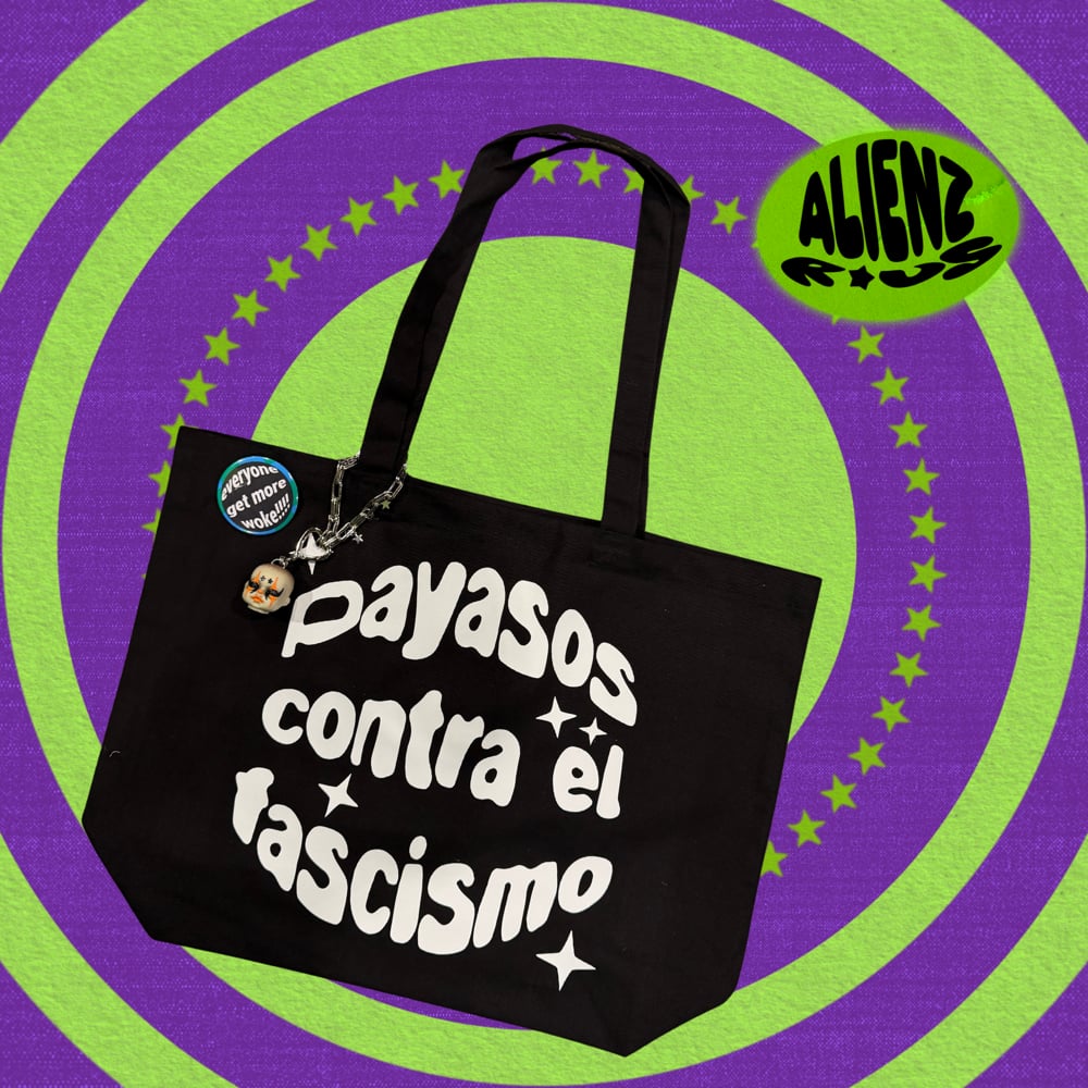 big clown tote bags!!!!!