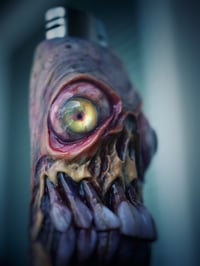 Image 22 of Monstrous Glow Bic Lighter Sleeve OOAK