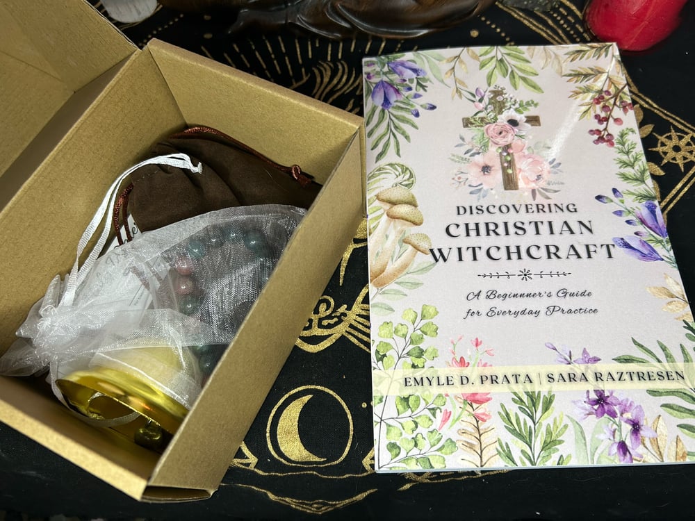 SpiritualiTEA x Sveta Lisica Christian Witch Kit and “Discovering Christian Witchcraft” Book