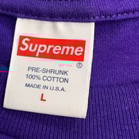 Image 3 of Supreme Cross Box Logo Sz L (PURPLE)