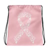 Breast Cancer Drawstring bag