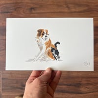 ORIGINAL ARTWORK - Hey there! - 25x15cm