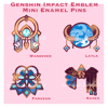 [LAST CHANCE] Genshin Impact Emblem Mini Enamel Pins Vol 6
