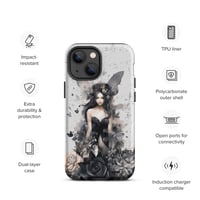 Image 17 of Dark Fairy and Flowers Goth Inspired Mystical Fantasy Tough Case for iPhone®