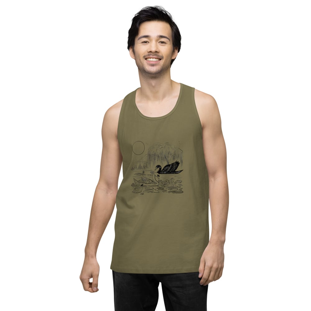 Swan Lake Men’s premium tank top
