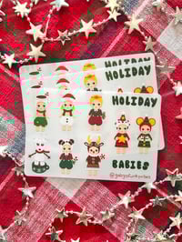 Image 1 of Holiday Baby Sticker Sheet
