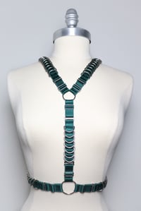 Image 2 of Satin elastic harness with D Rings 