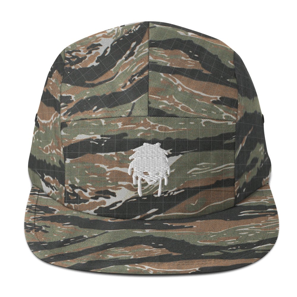 Image of MAH WHITE LOGO Five Panel Cap