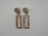 Image 2 of Zara Geo long earrings 