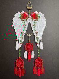 Floral Angel Wing DreamCatcher
