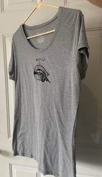 Image 2 of Size XXL Grey Block Printed T-Shirt