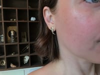 Image 2 of Brass jawbone earrings 