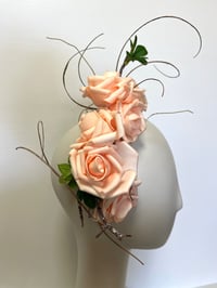 Image 3 of Soft pink rose headpiece 