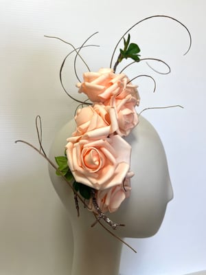 Image of Soft pink rose headpiece 