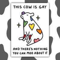 Image 1 of GAY COW PRINT 