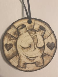 Image 2 of Wood Burned Pyrography Ornaments