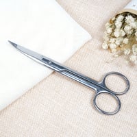 Image 16 of 12.5Cm/14Cm/16Cm/18Cm Dental Stainless Steel Surgical Scissors Forceps Straight Curved Medical Tools